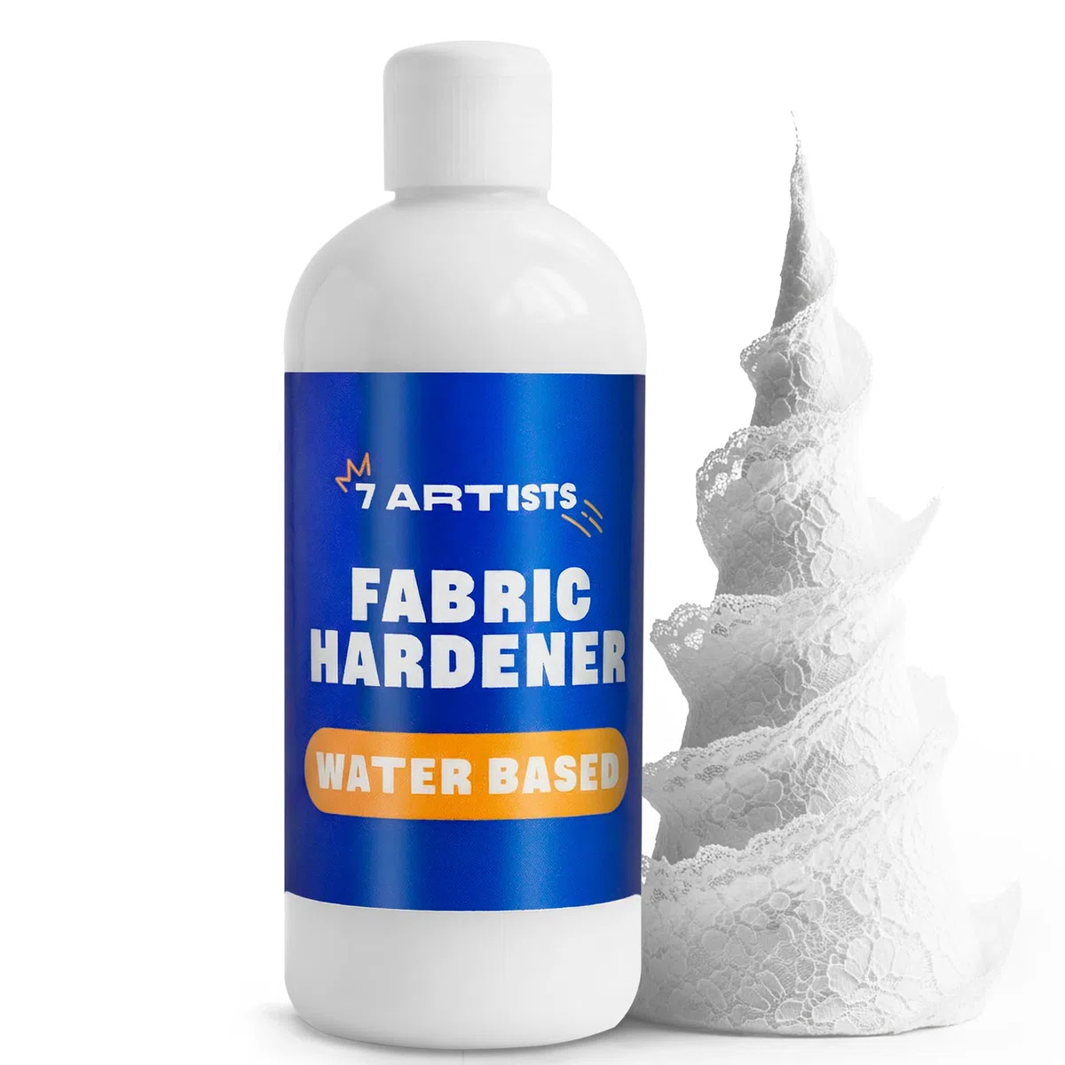 Indurente per Tessuti Trasparente 500 ml – Fabric Stiffener per Indurire Stoffa e Macramè | Indurente Tessile all’Acqua per Cotone, Lana, Pizzo, Uncinetto e Decorazioni DIY | Asciuga Trasparente