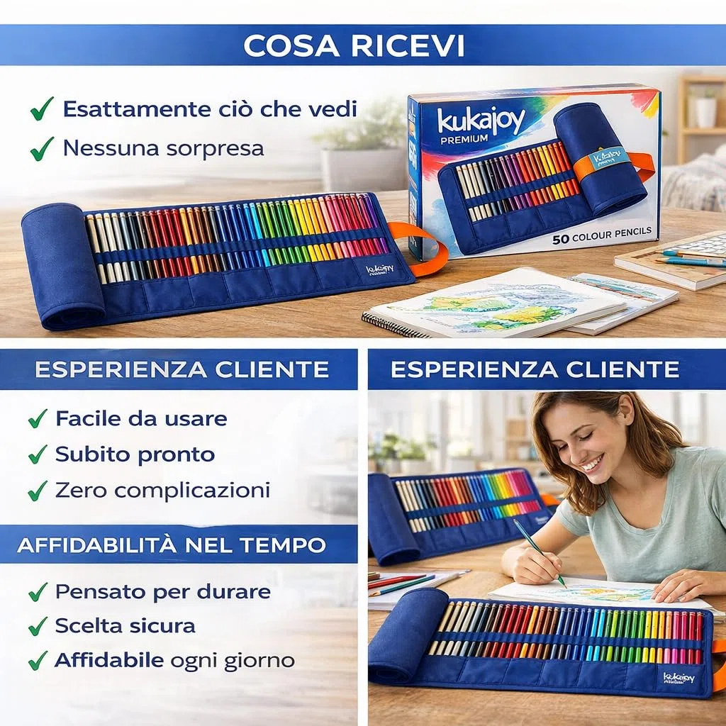 50 Pastelli A Olio + Astuccio Rotolo - MINA 4.0 - Matite Colorate da Disegno e Schizzo per Bambini e Adulti – Set Artistico Completo per Colorare, Pastelli Ad Olio Per Scuola e Hobby Creativi, Rosso