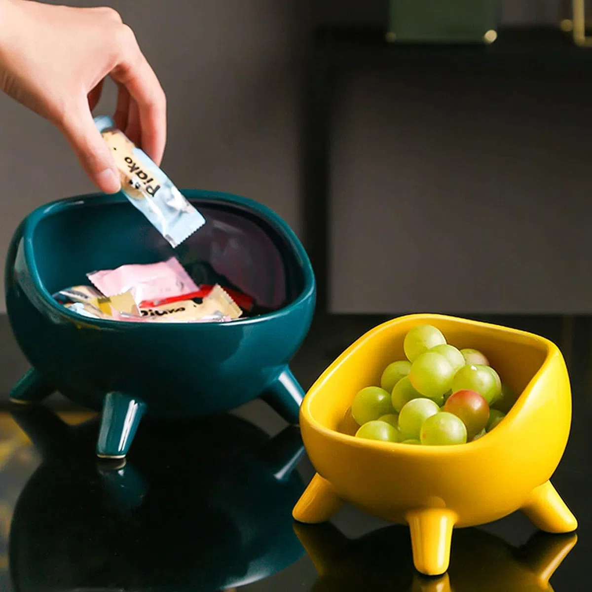 Ciotola Porta Caramelle e Chiavi per Tavolo d'Ingresso e Ufficio - Regalo per la Casa