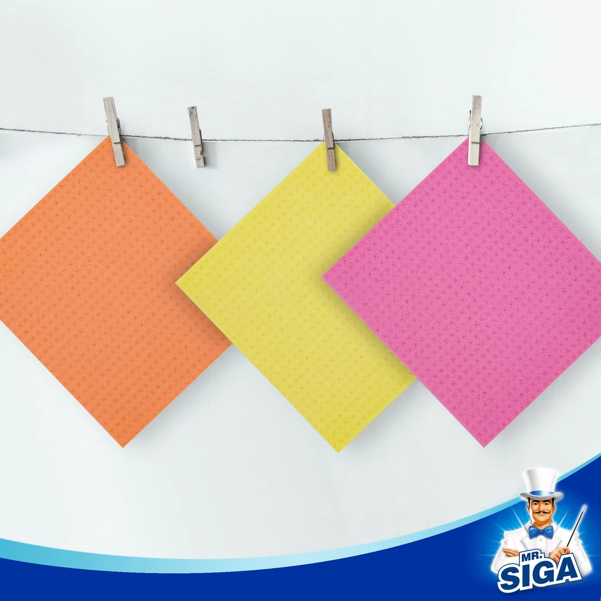 MR.SIGA Panno spugna per cucina, strofinacci assorbenti, panno per la pulizia, asciugamani da cucina riutilizzabili, 10 pezzi