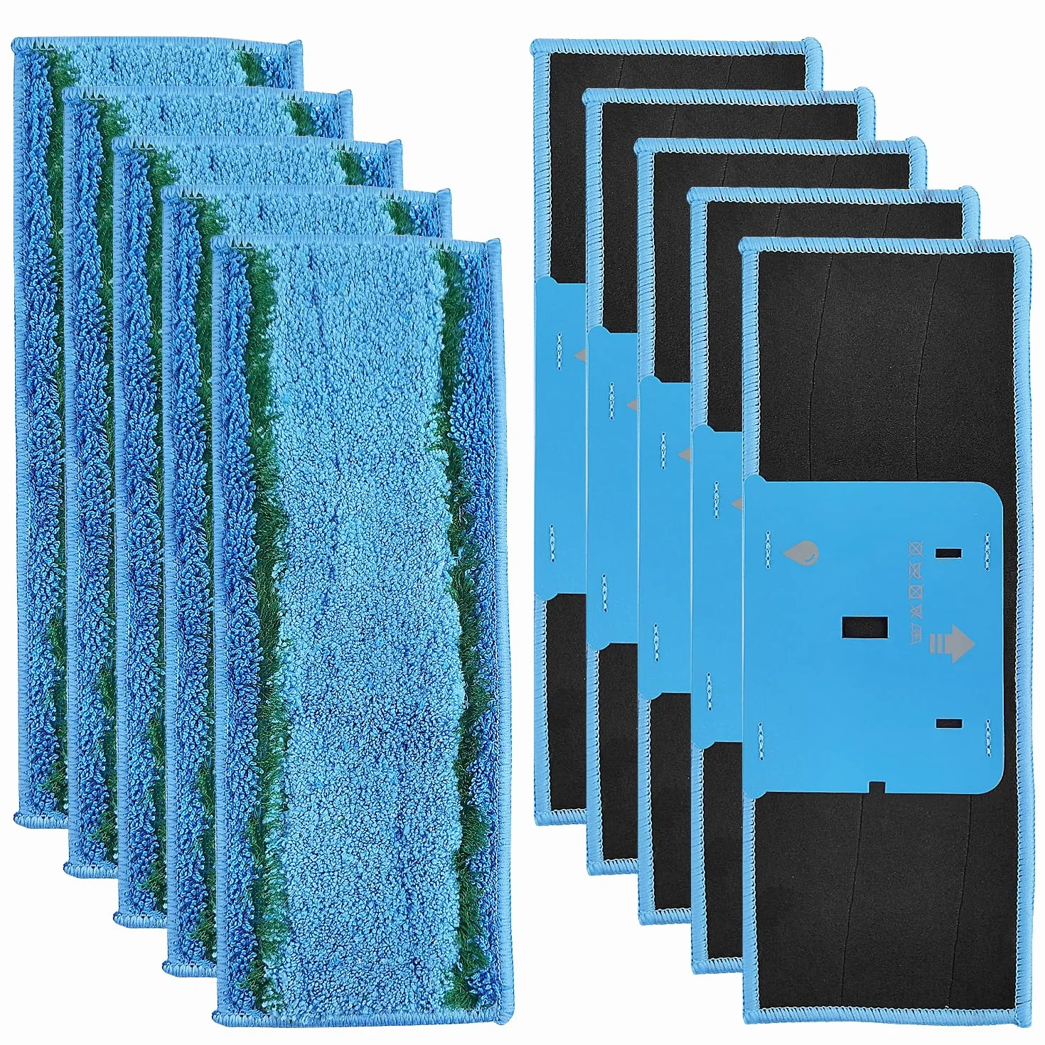 10 Panno per la Pulizia Riutilizzabili per IRobot Braava Jet M6 (m6134), Microfibra Polvere Pavimento Cleaner, Tamponi per la Pulizia, Panni per Pulizia di Ricambio