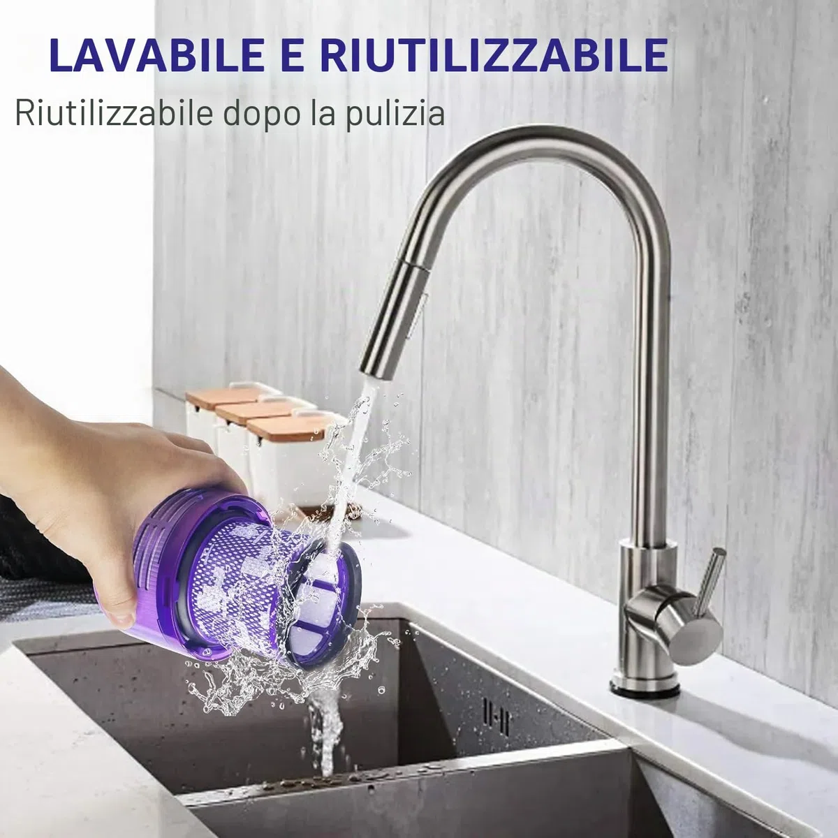 3 Filtro per Dyson V11 V15 SV14, Lavabile Cyclone Animal Absolute Total Clean Aspirapolvere Parti di Ricambio, Sostituire DY-970013-02 & 97001302
