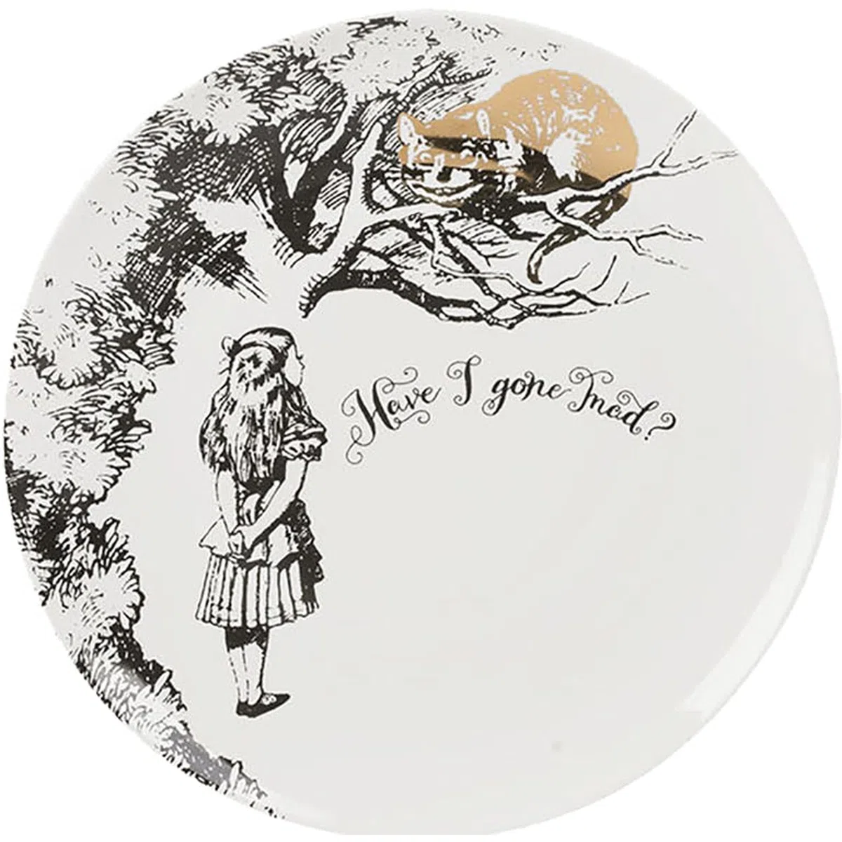 V&A Alice nel Paese delle Meraviglie, per la Cena, il Tè pomeridiano o la Colazione, Fine China, 20.5cm (8''), Set di 4