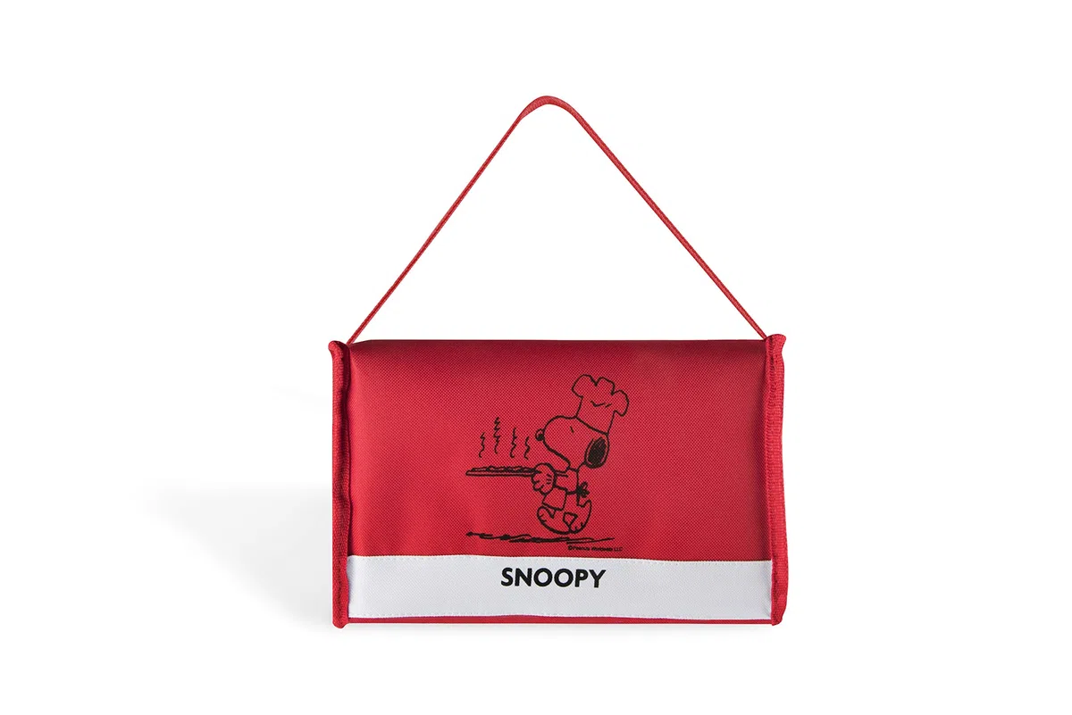 Excelsa Peanuts: Snoopy, 61622 Sacco per il pranzo, Poliestere, 7 litri, Rosso