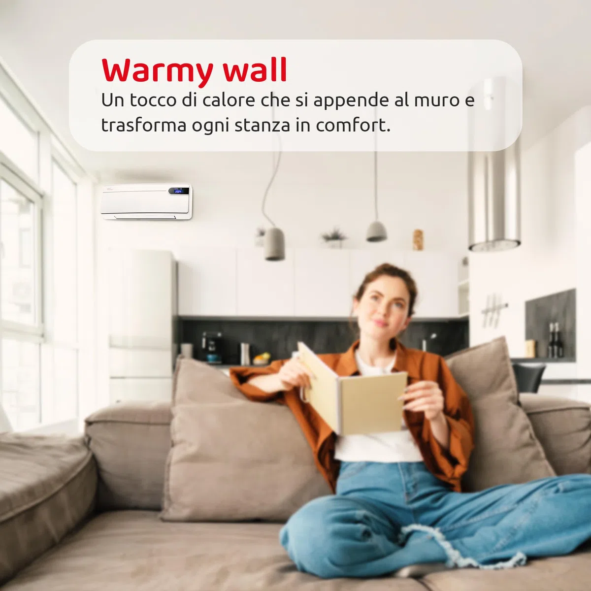 TERMOVENTILATORE DA PARETE PTC WARMY WALL