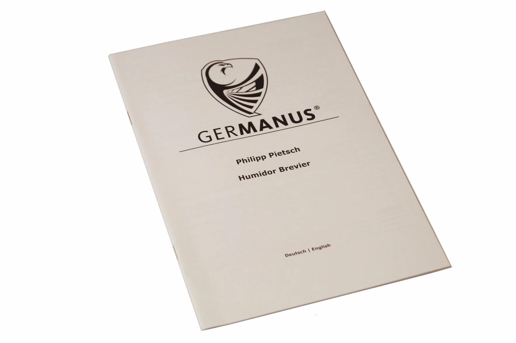 GERMANUS Sigari Humidor Classicus II con igrometro e umidificatore e GERMANUS Manuale Marrone