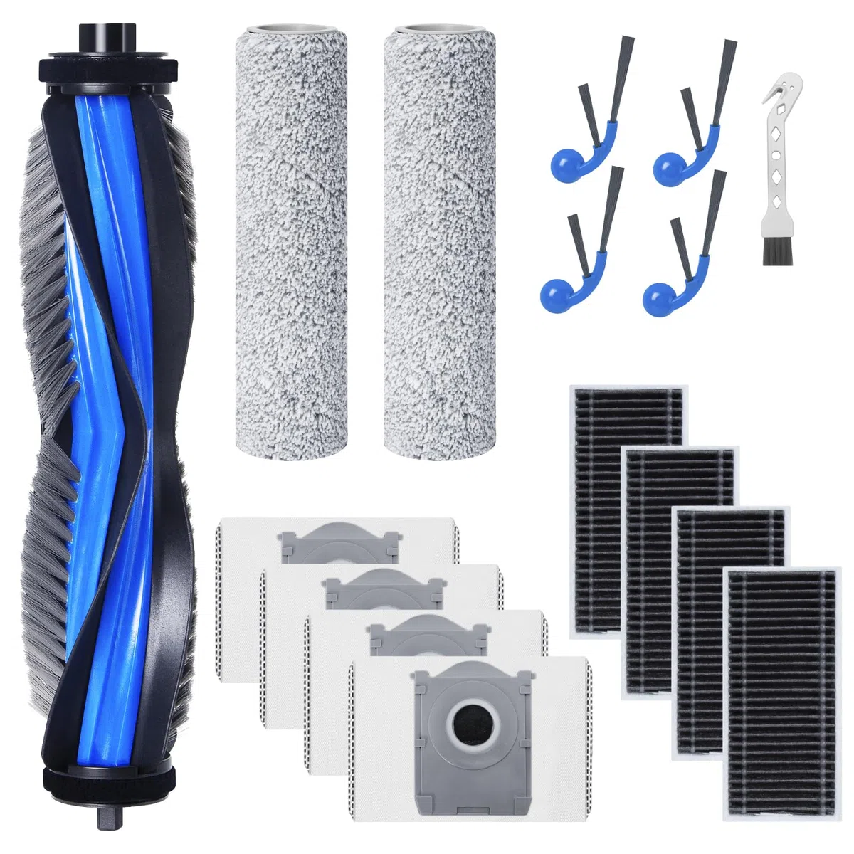 Kit di accessori di ricambio per ECOVACS DEEBOT T80 OMNI/X8 OMNI/X8 Pro OMNI Robot Aspirapolvere (16 accessori)