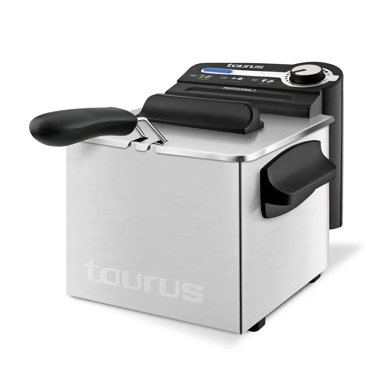 Taurus - Friggitrice ad olio Professional Plus, 2L, 1700 W, Acciaio inossidabile