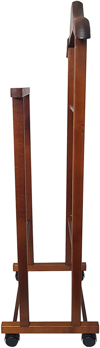 Appendiabiti Indossatore Porta Abiti in legno Noce Servo Muto per camera