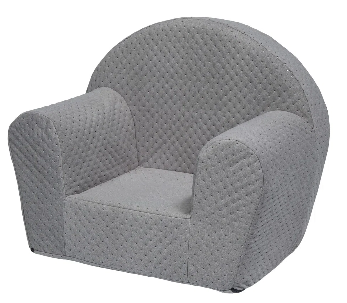 Velinda Poltrona poltroncina Morbida Gioco Giochi Bambini Bimbi cameretta stanzetta (Colore: Grigio)