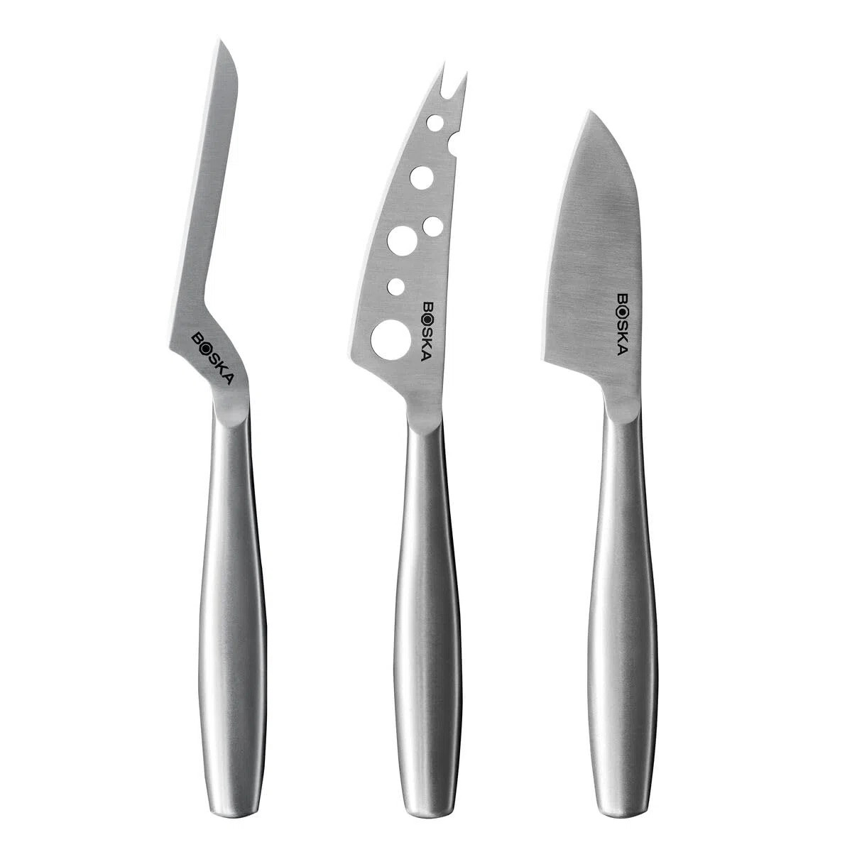 BOSKA Set di Coltelli da Formaggio Copenhagen – Per tutti i tipi di Formaggio – 3 pezzi