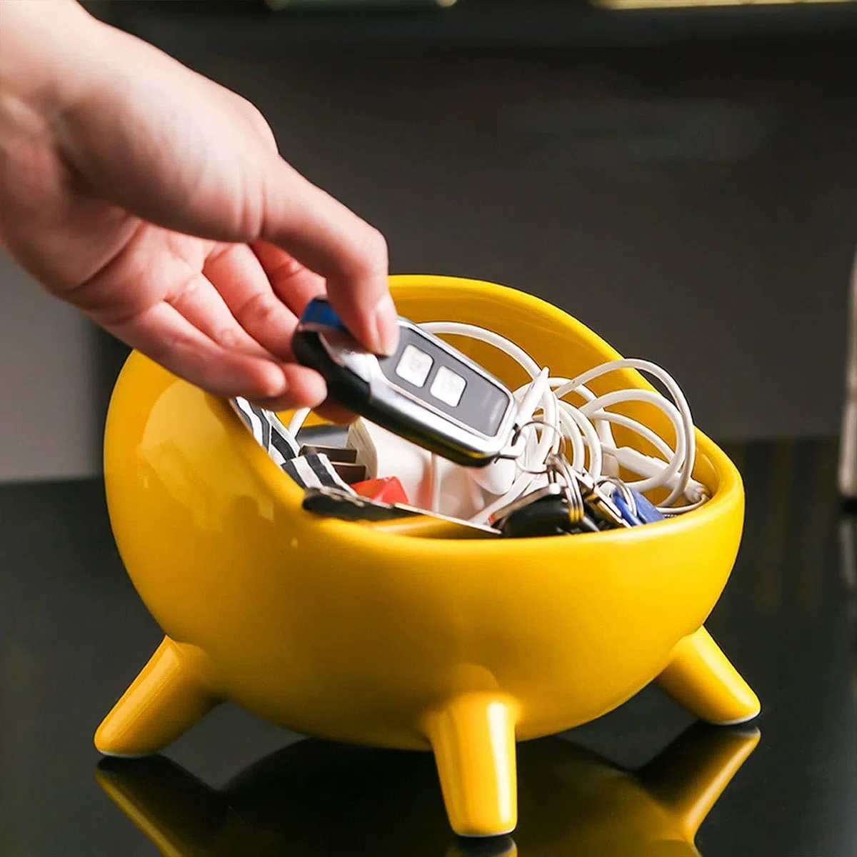 Ciotola Porta Caramelle e Chiavi per Tavolo d'Ingresso e Ufficio - Regalo per la Casa