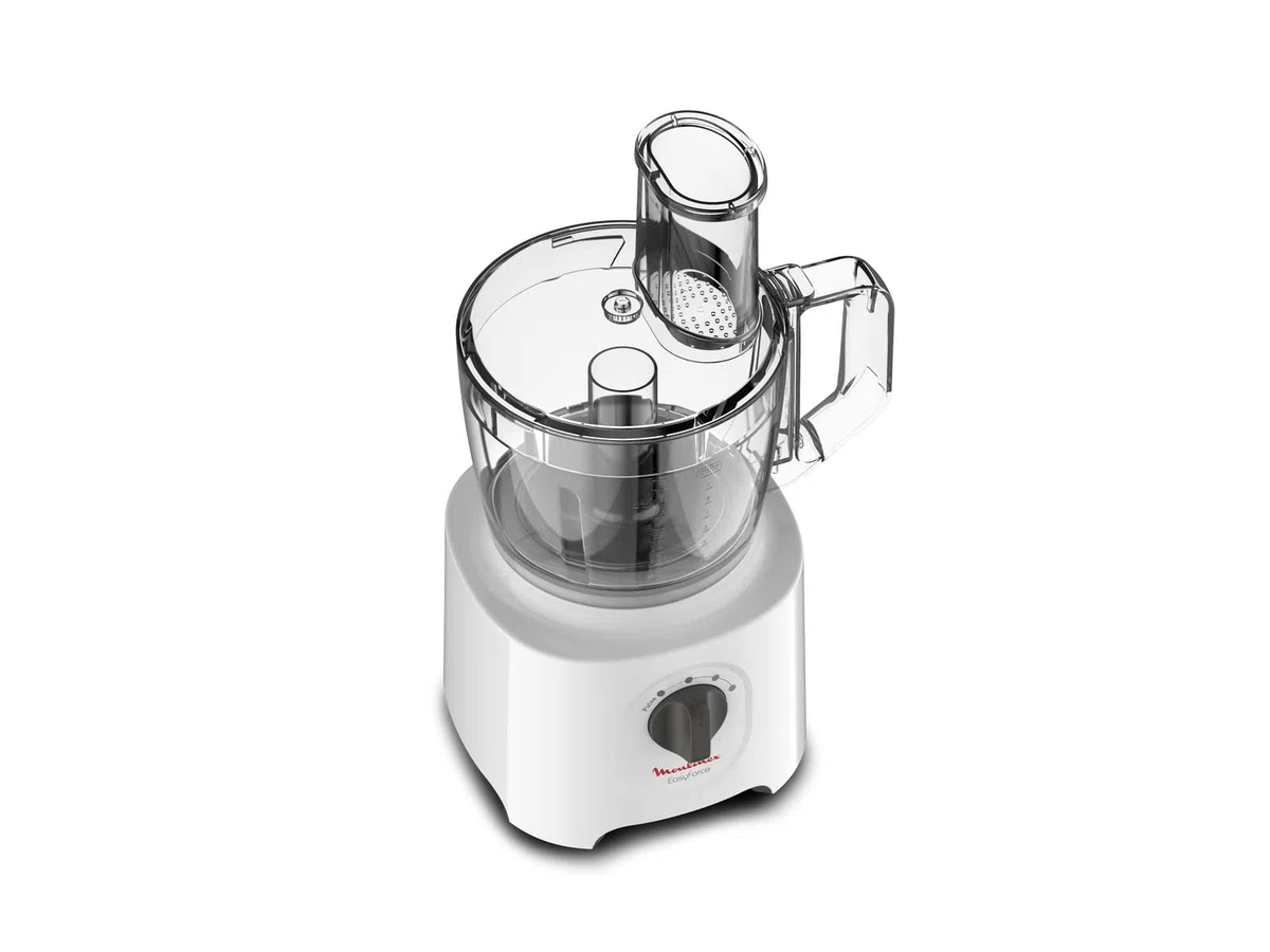 Moulinex FP2461 Easy Force Robot da Cucina Multifunzione All-in-One, 2.4 Litri, 700 W, 6 Accessori per 25 Funzioni, Robot Frullatore e Tritatutto