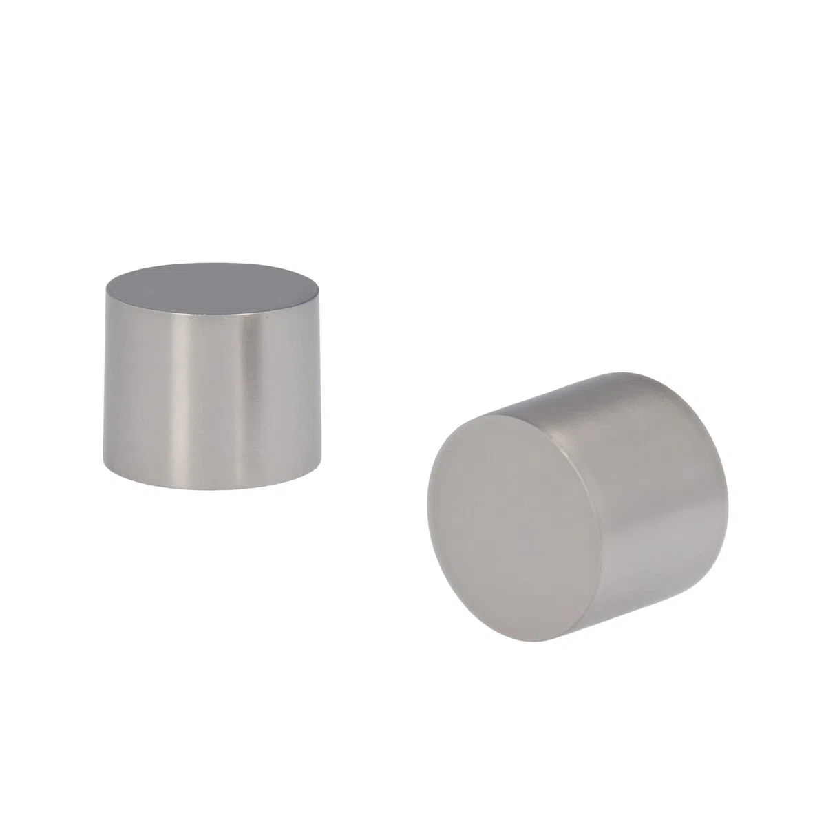 Kit Bastone per Tende in metallo 25mm Cromo Opaco Montaggio a Soffitto 180 cm Zoya