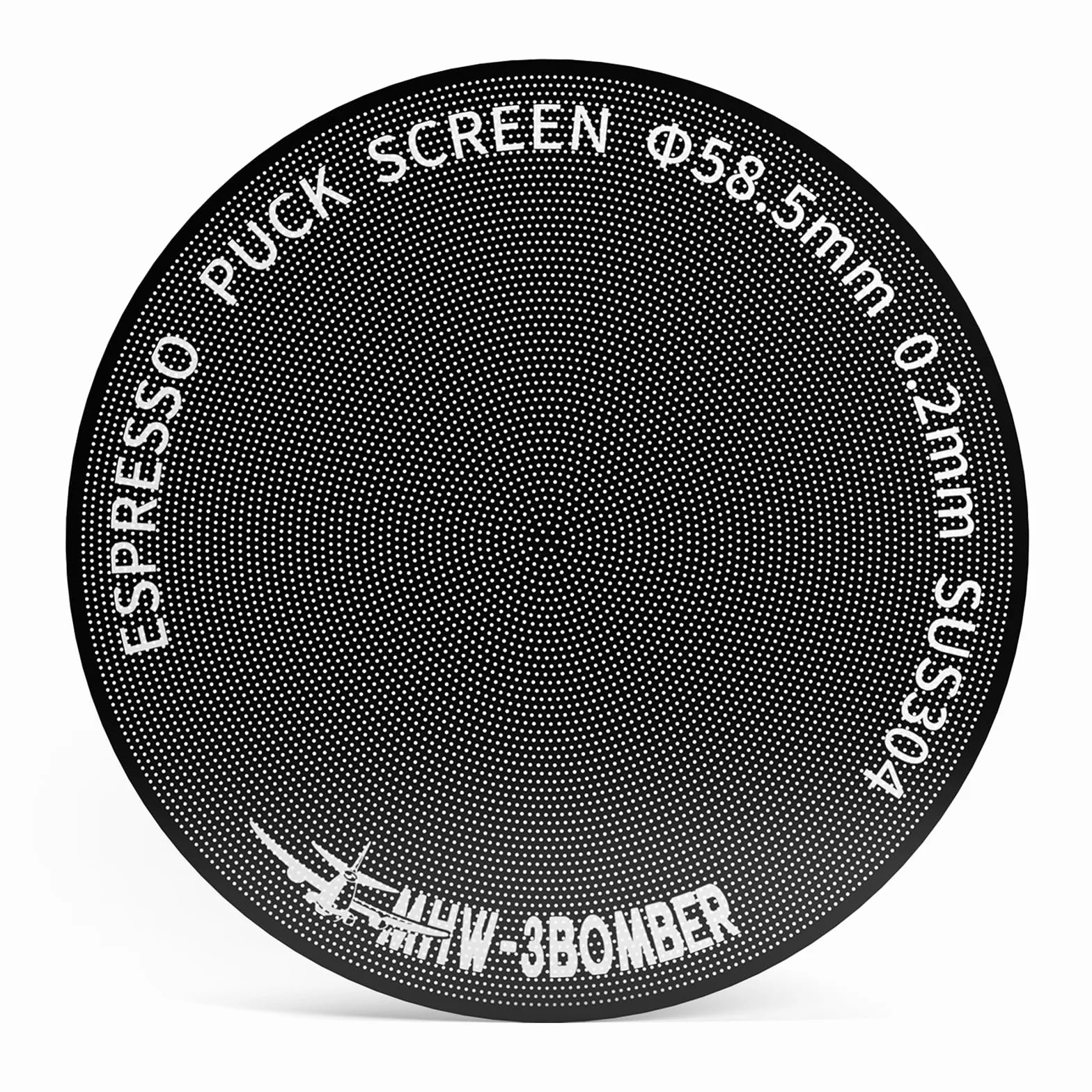 MHW-3BOMBER Schermo ultra sottile 0,2 mm Espresso Puck FG5642-OS