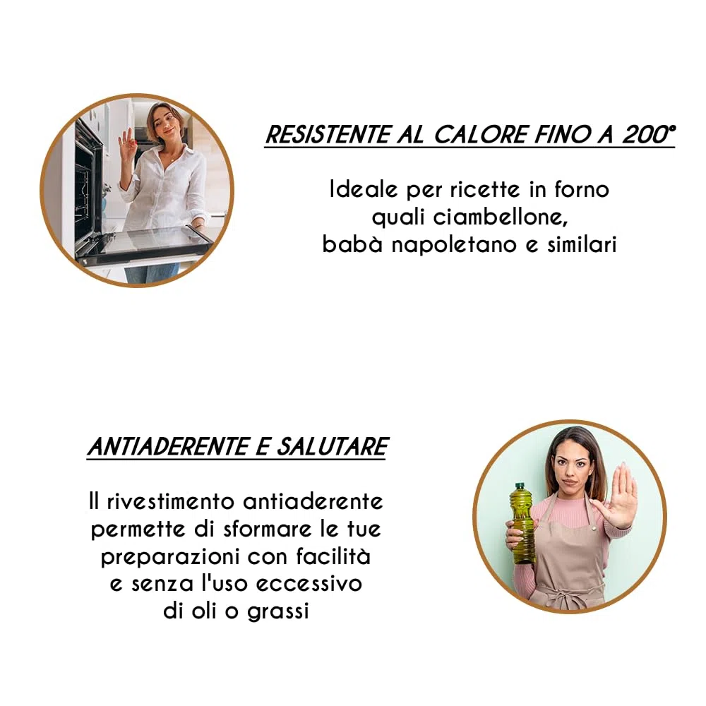 ARCA, Teglia 36 cm per Forno, Antiaderente e Adatta alla Lavastoviglie, in Alluminio, Forma Margherita, Made in Italy