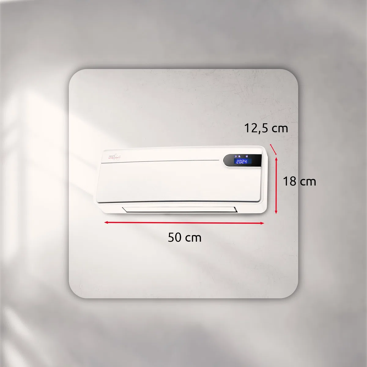 TERMOVENTILATORE DA PARETE PTC WARMY WALL