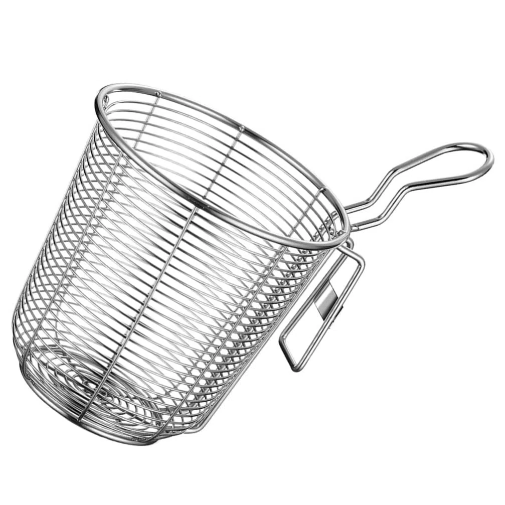 Colino in Acciaio Inox Con Manico, Scolapasta a Maglia Fine Per Cucina, Ideale Per Scolare Pasta E Verdure, Compatibile Con Pentole a Pressione