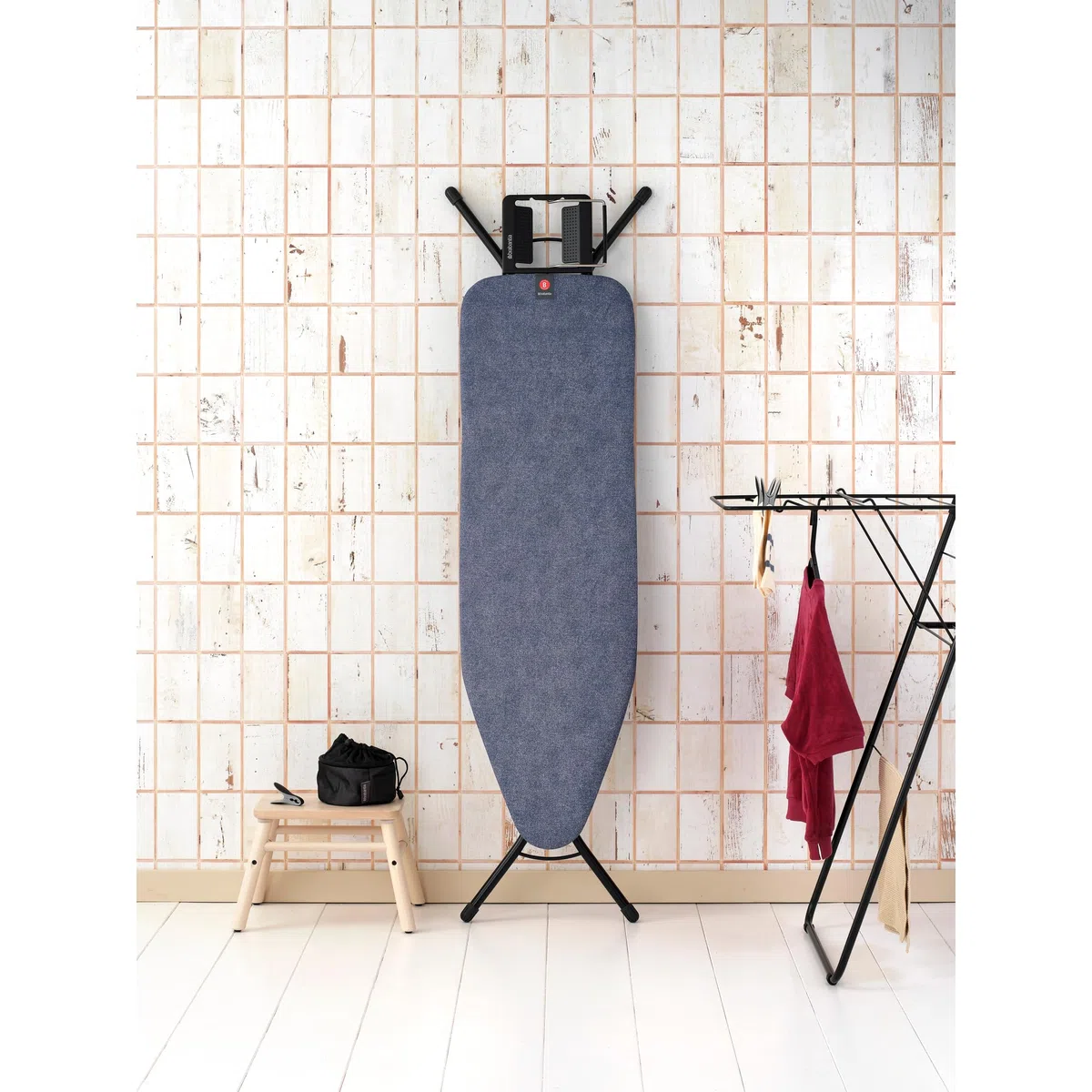 Brabantia Ironing Board, Denim Blue, Size B (124 x 38 cm)