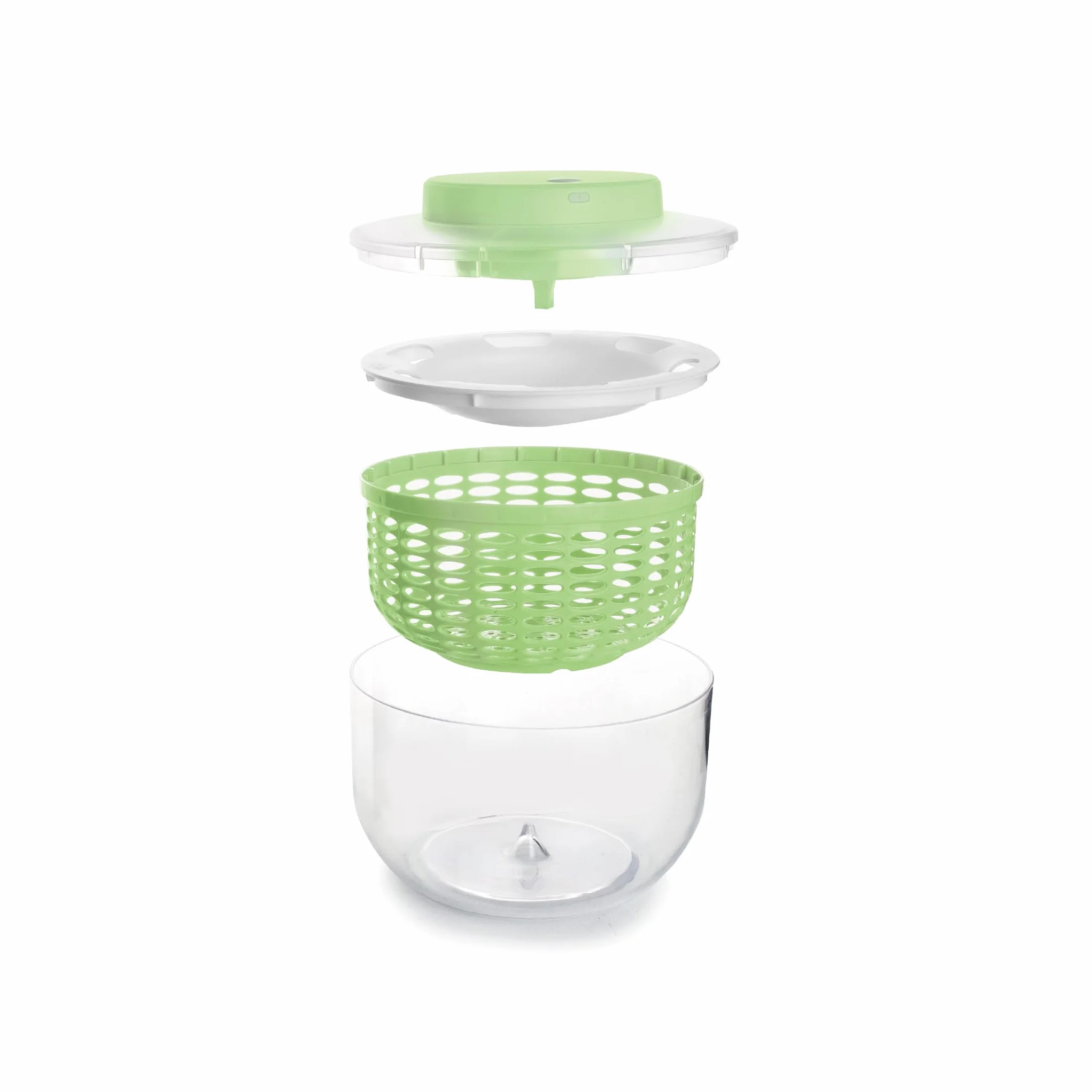 IBILI - Centrifuga elettrica Spin 2,80 Lt, centrifuga elettrica per insalata e verdure, ricaricabile tramite USB, asciugatura rapida