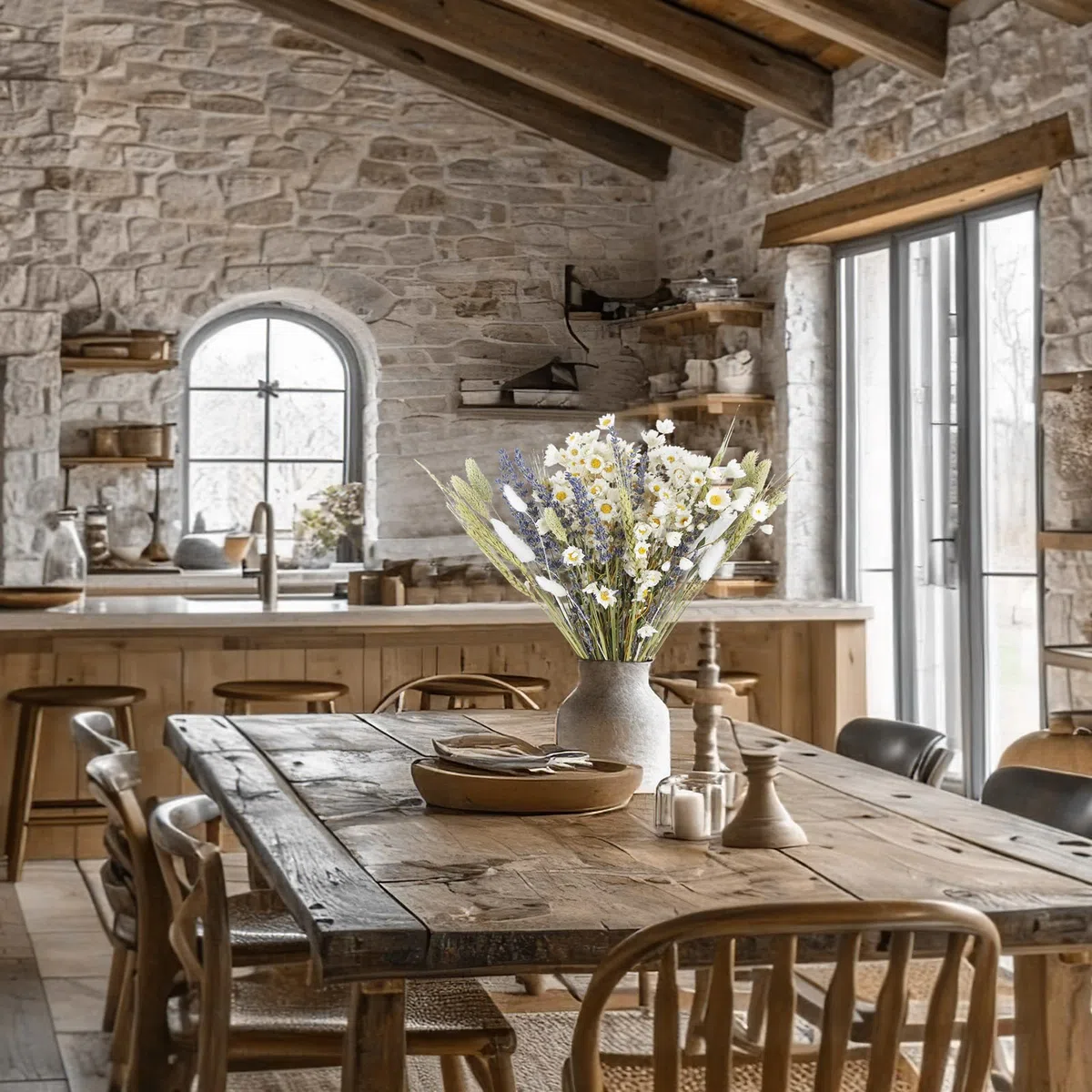 Mazzi Fiori Secchi Decorativi Naturali per Vaso Miste Bouquet Lavanda Essiccata Gerbere Coda di Coniglio Pampas Erba di Grano per Bomboniere Matrimonio Decorazione Casa Fai Da Te Partito