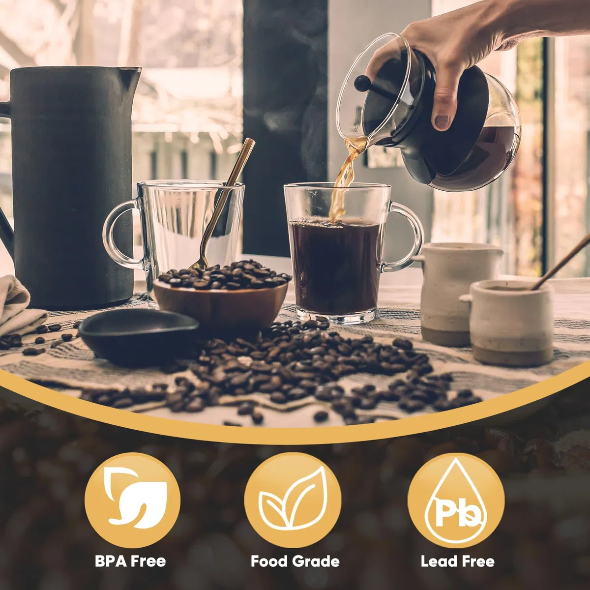 EVERSPRING Filtro acqua per macchina da caffè Compatibile Con IMPRESSA/ENA/GIGA/Jura 71312 Blue/71311/67007, 4 pezzi