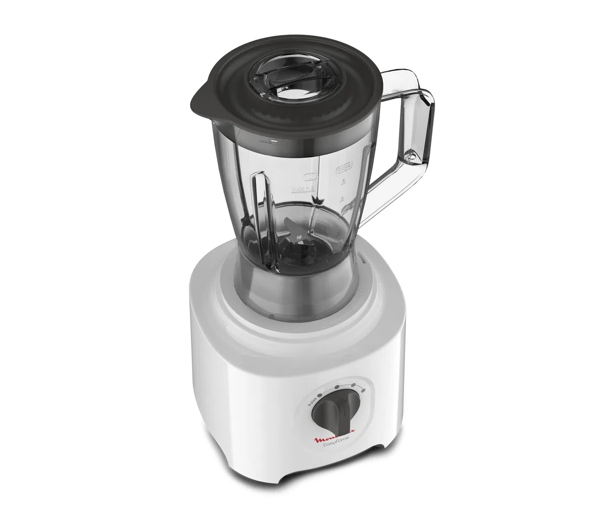 Moulinex FP2461 Easy Force Robot da Cucina Multifunzione All-in-One, 2.4 Litri, 700 W, 6 Accessori per 25 Funzioni, Robot Frullatore e Tritatutto