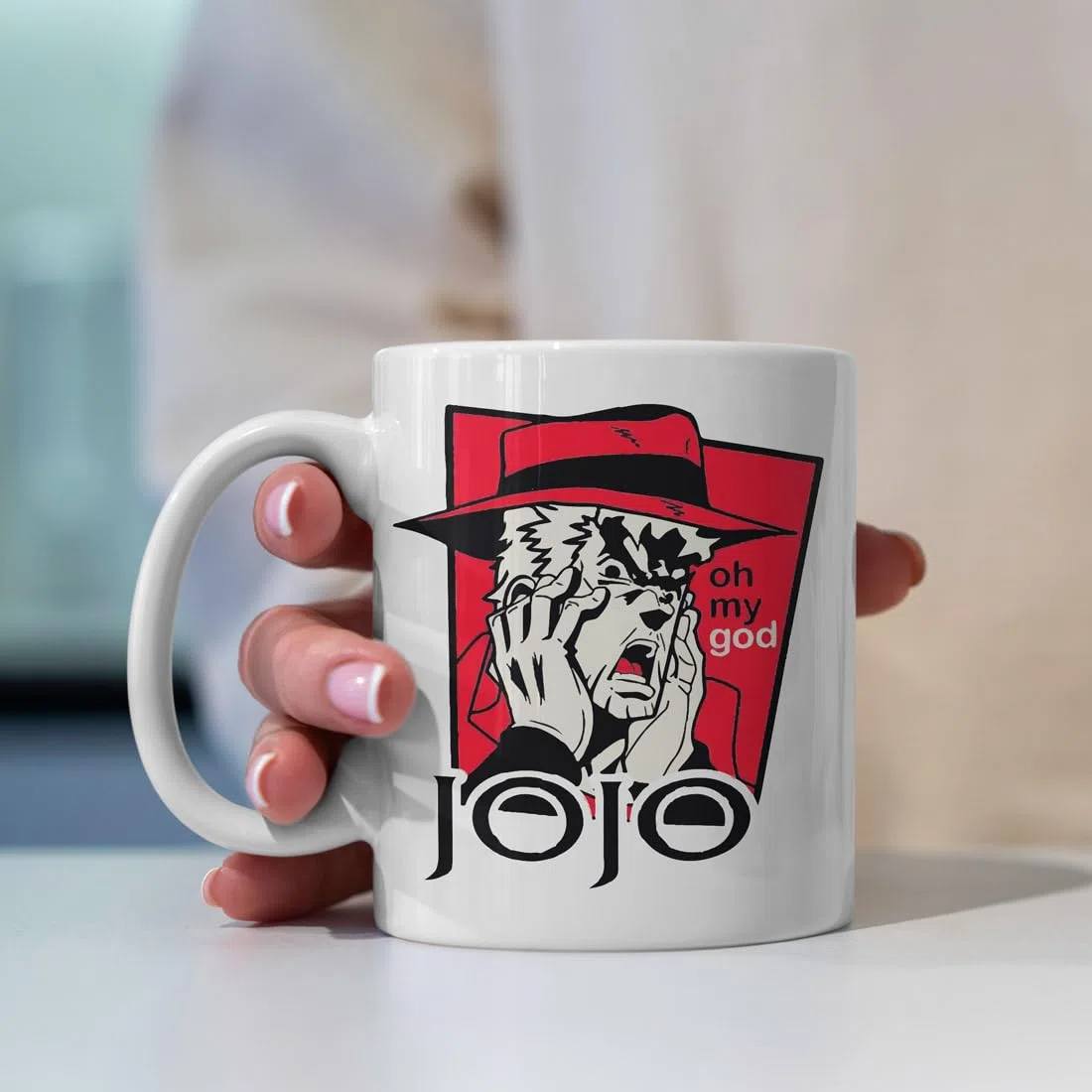 JoJo's Bizarre Adventure Oh My God tè e caffè Tazza