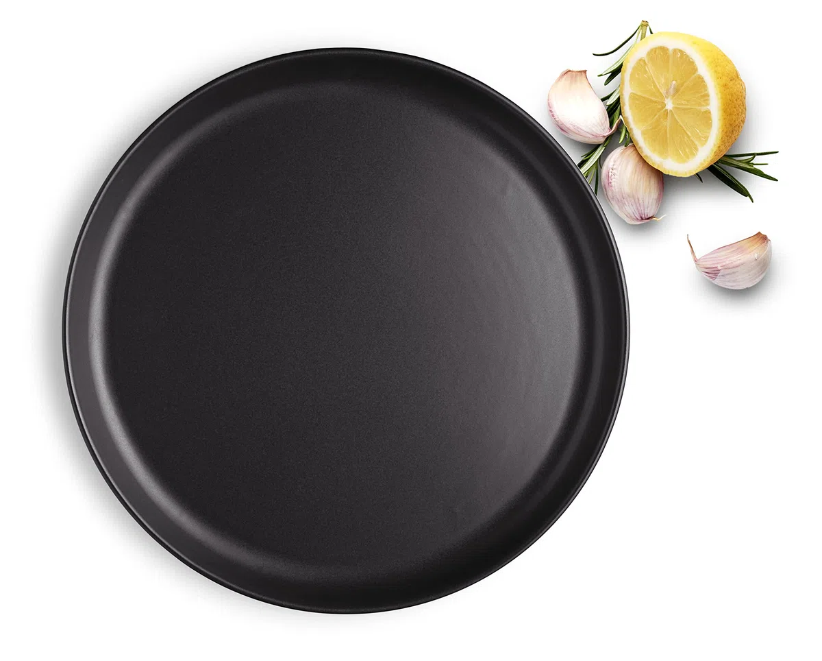 EVA SOLO Talerz Nordic Kitchen - Piatto da 25 cm, nero