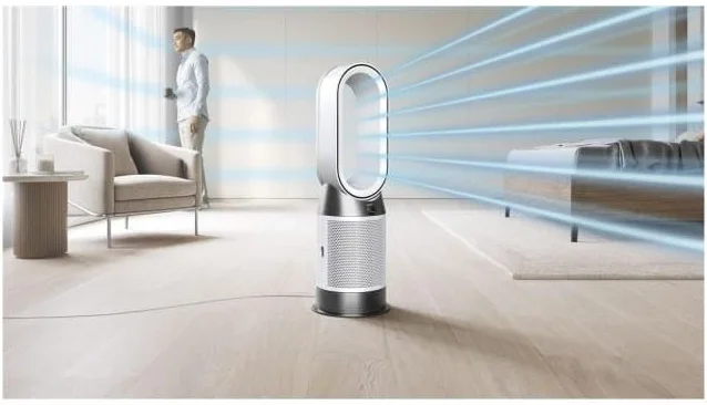 Dyson Purifier Hot+Cool HP1, ventilatore, purificatore d’aria e termoventilatore (Bianco/Bianco)