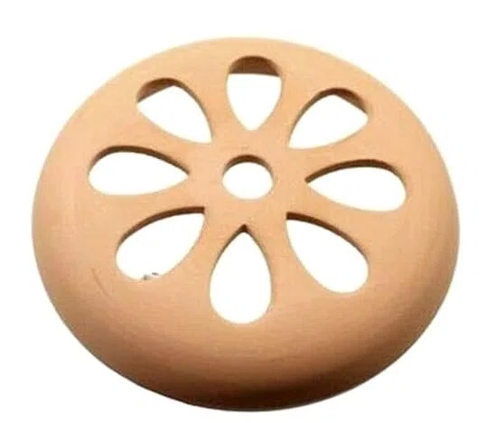 SET 3 PEZZI CONTENITORE IN TERRACOTTA COCCIO PER SPIRALI ZAMPIRONI ANTI ZANZARE CON 30 RICARICHE SPIRALI