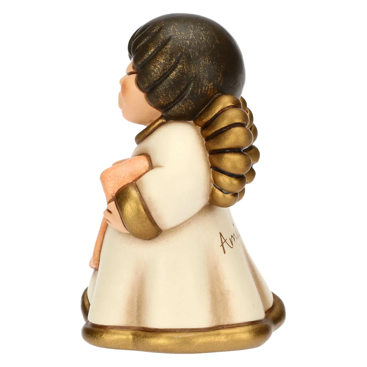 THUN - Angelo custode "Amicizia"- cernamica - Collezione Angeli - 4,9 x 4,8 x 7,6 cm