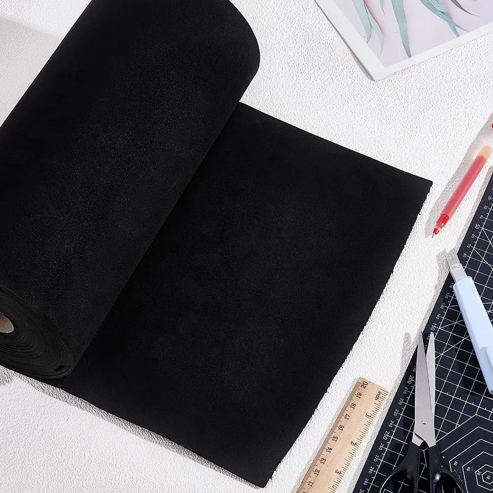 PH PandaHall 5m x 30cm Rotolo di Schiuma EVA Fogli di Schiuma Nero per Modellare Costumi da Cosplay Progetti Artistici e Artigianali Fai Da Te, 3mm di Spessore