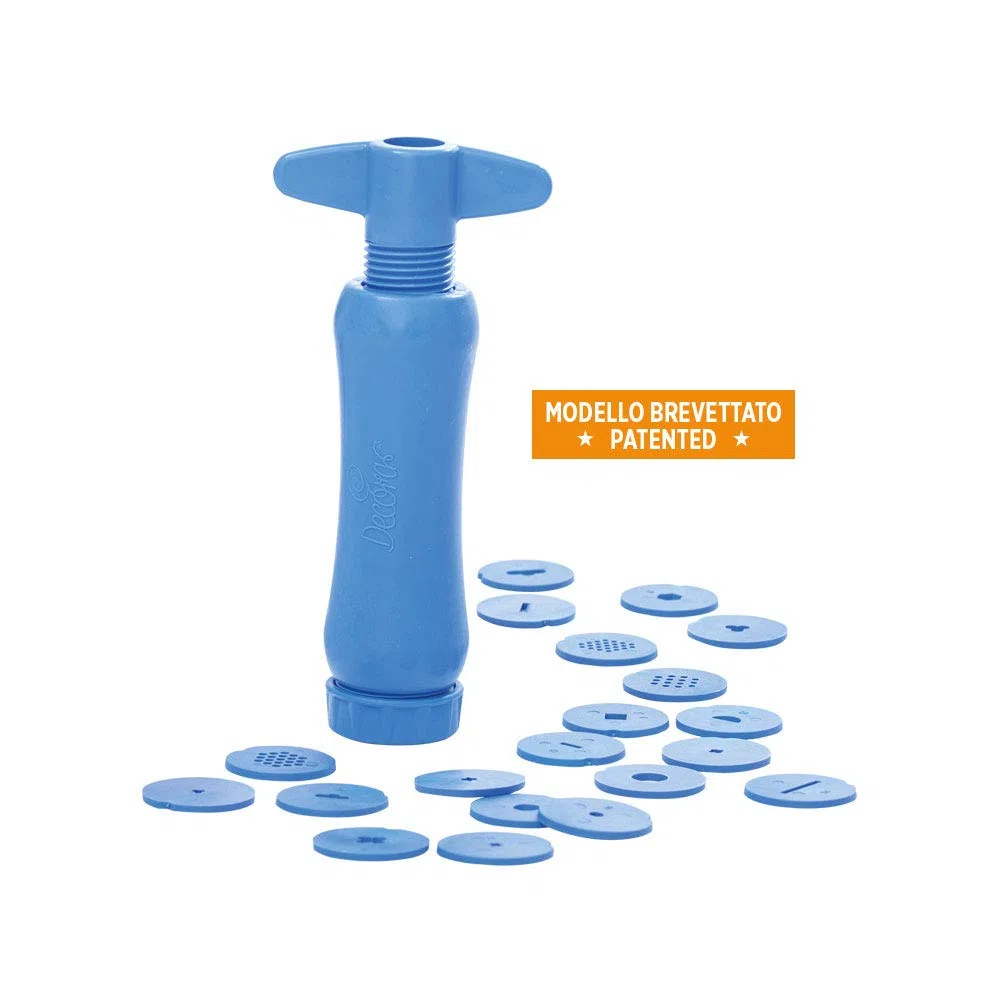Decora 9260240 Decortwist con 20 Trafile intercambiabili, Blu, Unica