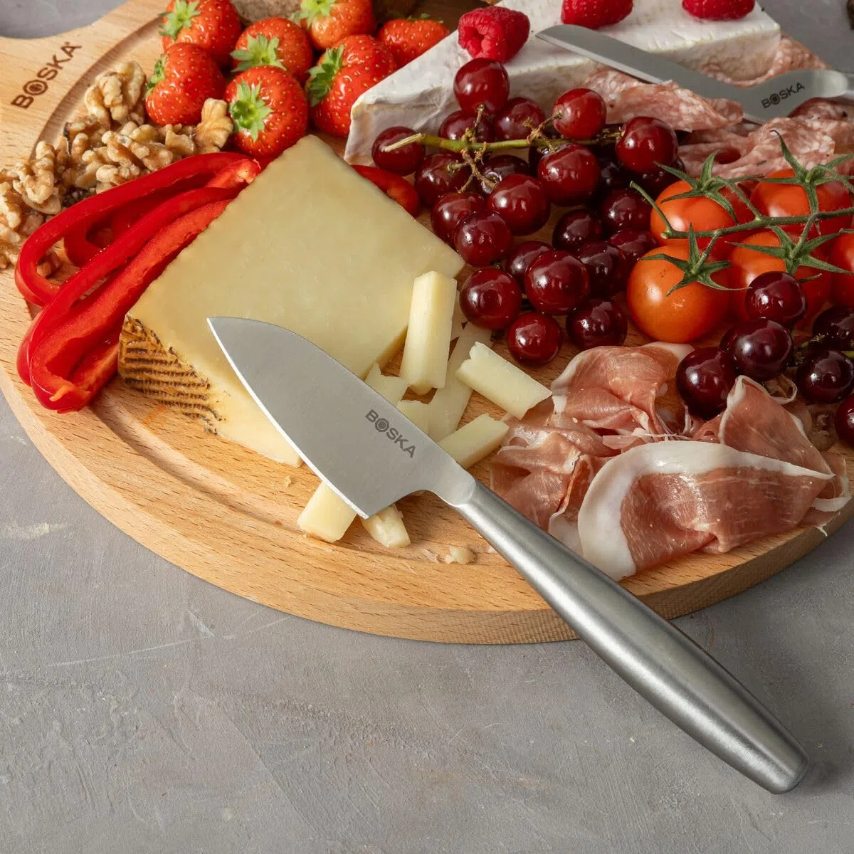 BOSKA Set di Coltelli da Formaggio Copenhagen – Per tutti i tipi di Formaggio – 3 pezzi