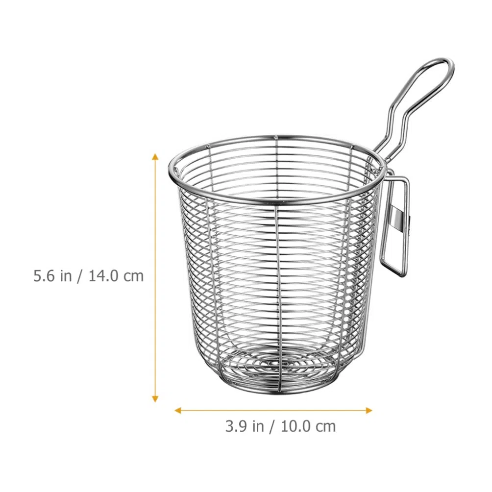 Colino in Acciaio Inox Con Manico, Scolapasta a Maglia Fine Per Cucina, Ideale Per Scolare Pasta E Verdure, Compatibile Con Pentole a Pressione