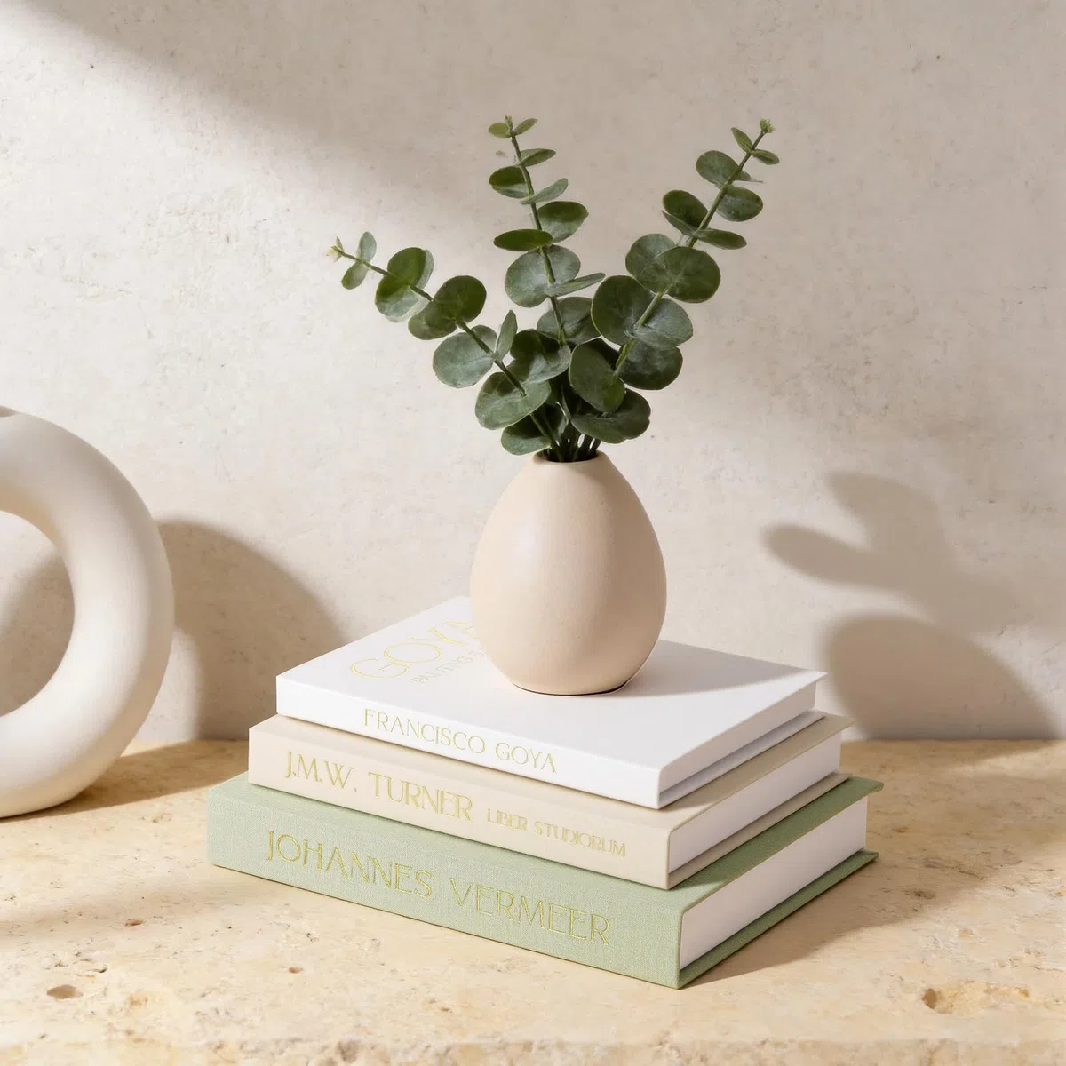 Set di 3 libri decorativi, elegante scatola per libri con contenitore per interni moderni, design estetico, impilabile e robusto