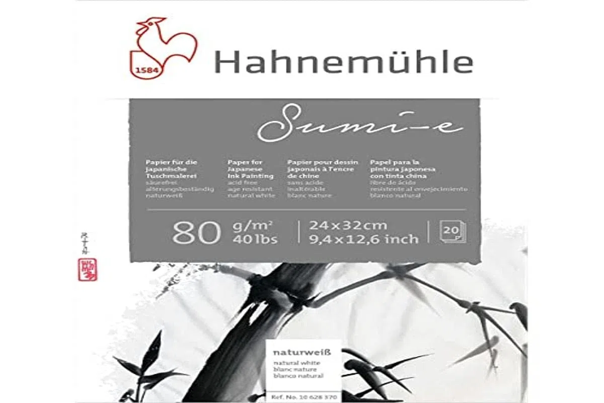 Hahnemuhle Sumi-e - Carta da 80 g/m², 24 x 32 cm