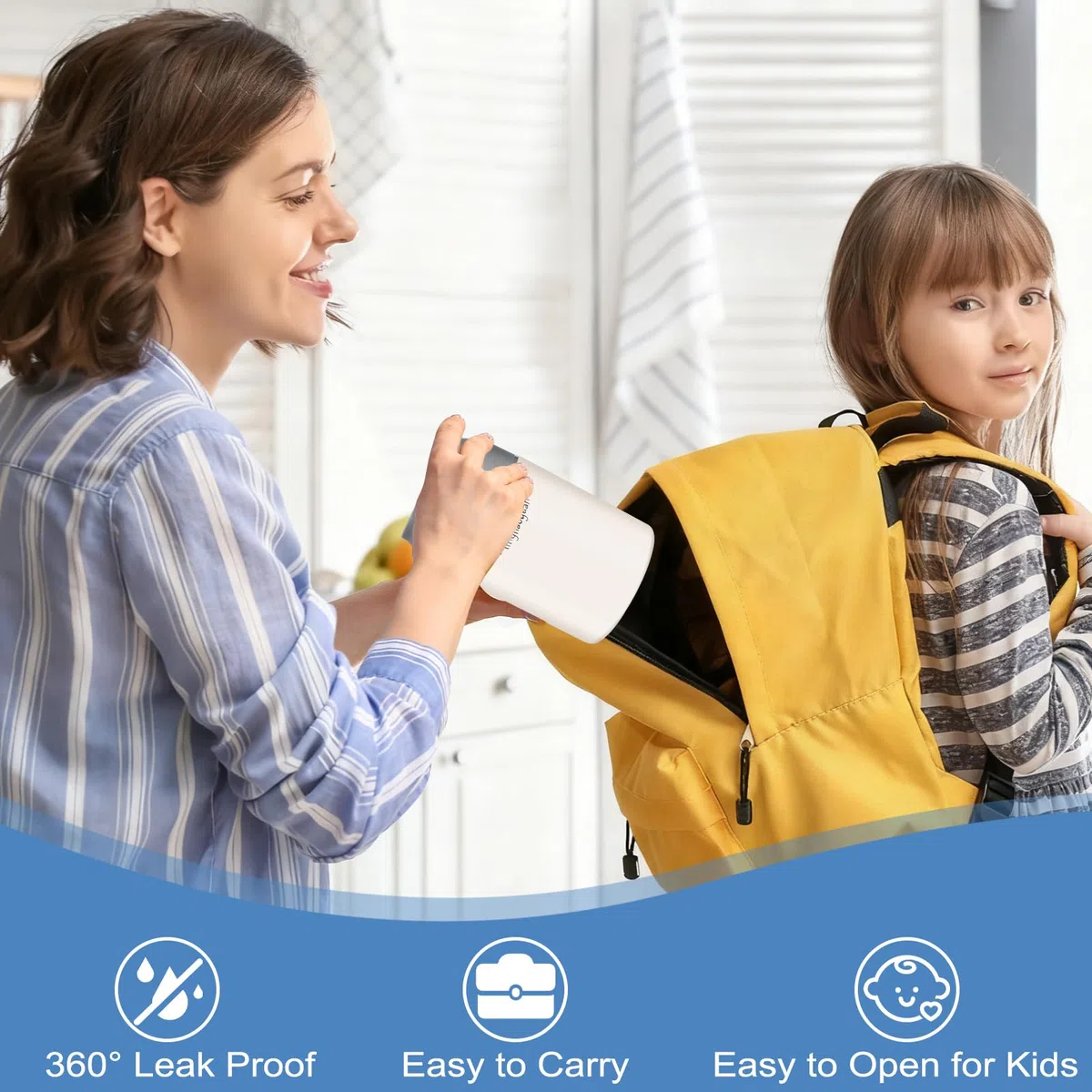 Termos per Alimenti Caldi 800 ml, Portapranzo Contenitore Termico per Alimenti Caldi di Acciaio Inossidabile, Isotermico Lunch Box Termico con Cucchiaio, Portavivande per Zuppa, Pasta