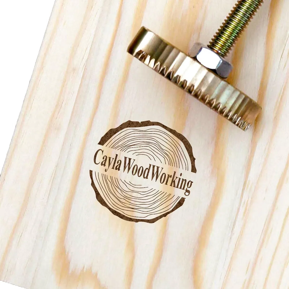 Ferro elettrico personalizzato per branding - Timbro a legna con il tuo logo, timbro a caldo per legno, cibo e pelle, materiale in ottone, riscaldato a fiamma o elettrico