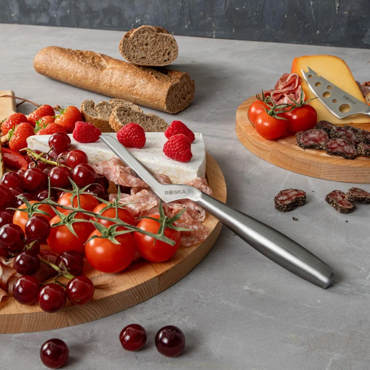 BOSKA Set di Coltelli da Formaggio Copenhagen – Per tutti i tipi di Formaggio – 3 pezzi