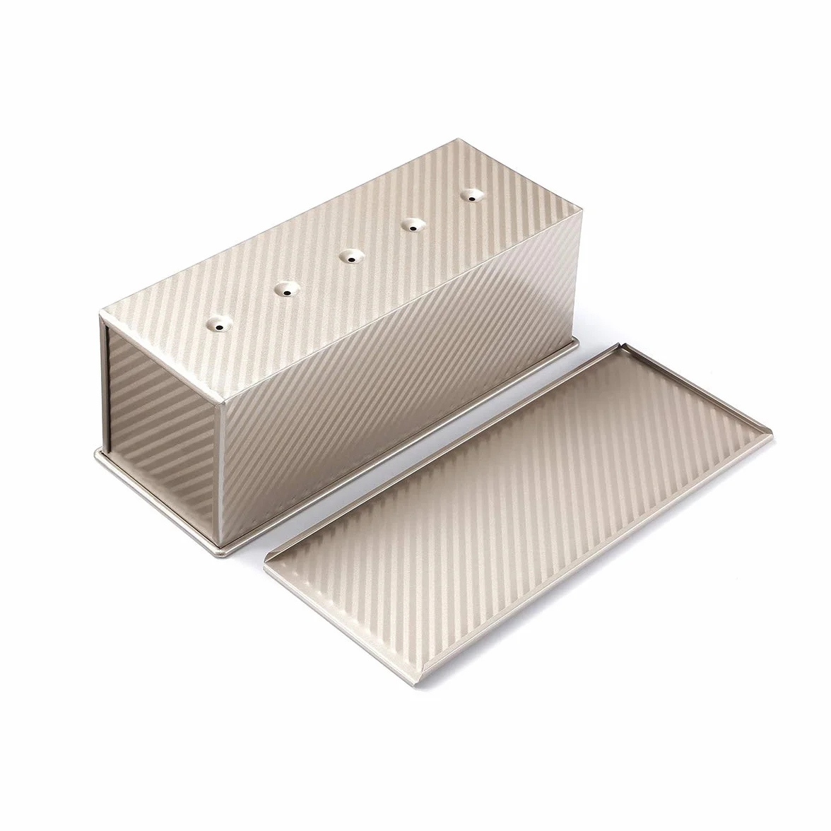 Monfish Pullman stampo per pagnotta stampo per toast stampo per pagnotta con coperchio scorrevole antiaderente teglia per pane alluminio acciaio 1000g pasta 34 x 13,5 x 12 cm