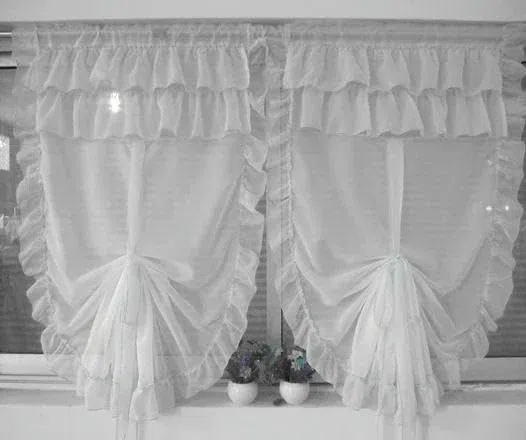 Tenda a palloncino sollevabile per soggiorno, camera da letto, schermo-BIANCO-1 x larghezza 60 cm x altezza 175 cm