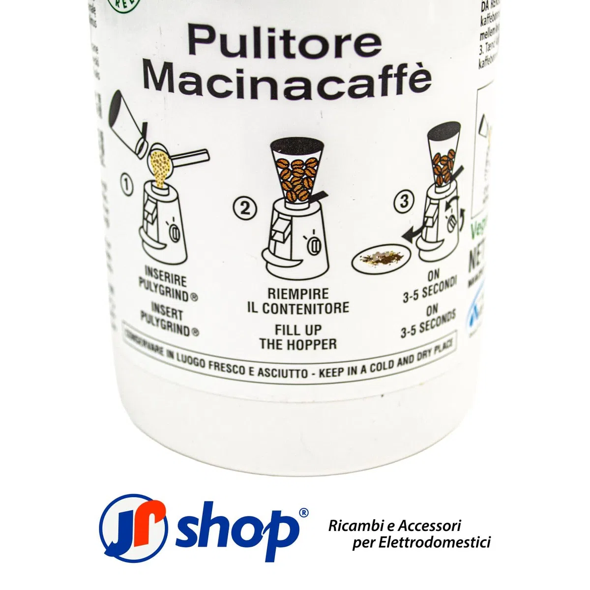 Puly Grind - Coffee Grinder Cleaner 405 gr. - Pulitore Macinacaffè - Rigenera
