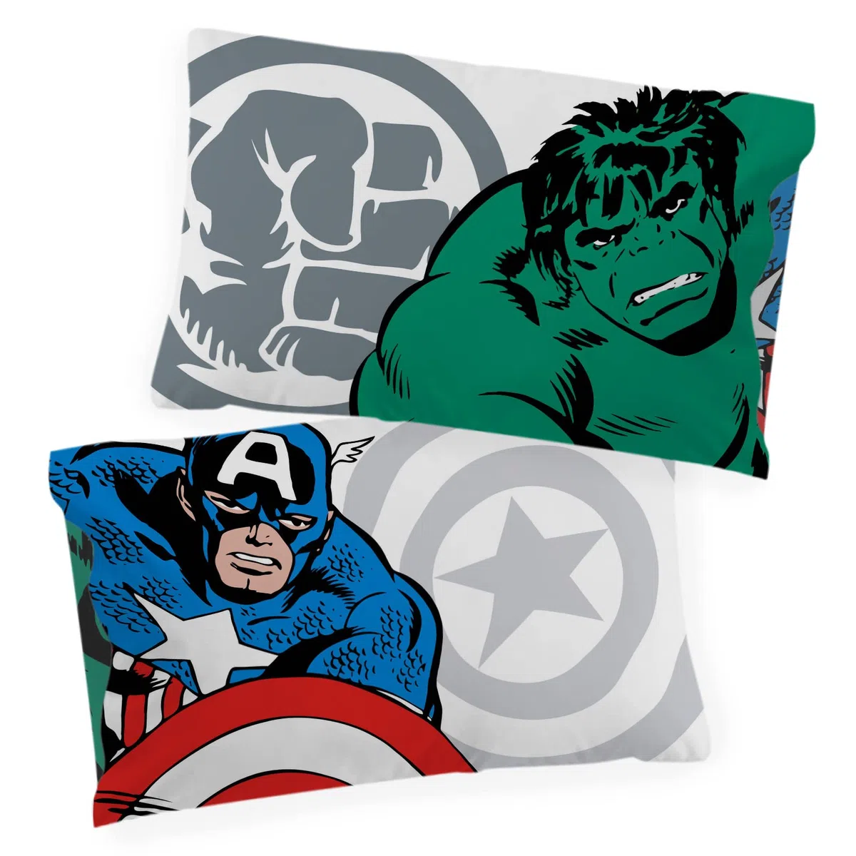 Jay Franco Marvel Comics Comic Cool 100% cotone copripiumino 200 x 200 cm matrimoniale con 2 federe 50 x 70 cm
