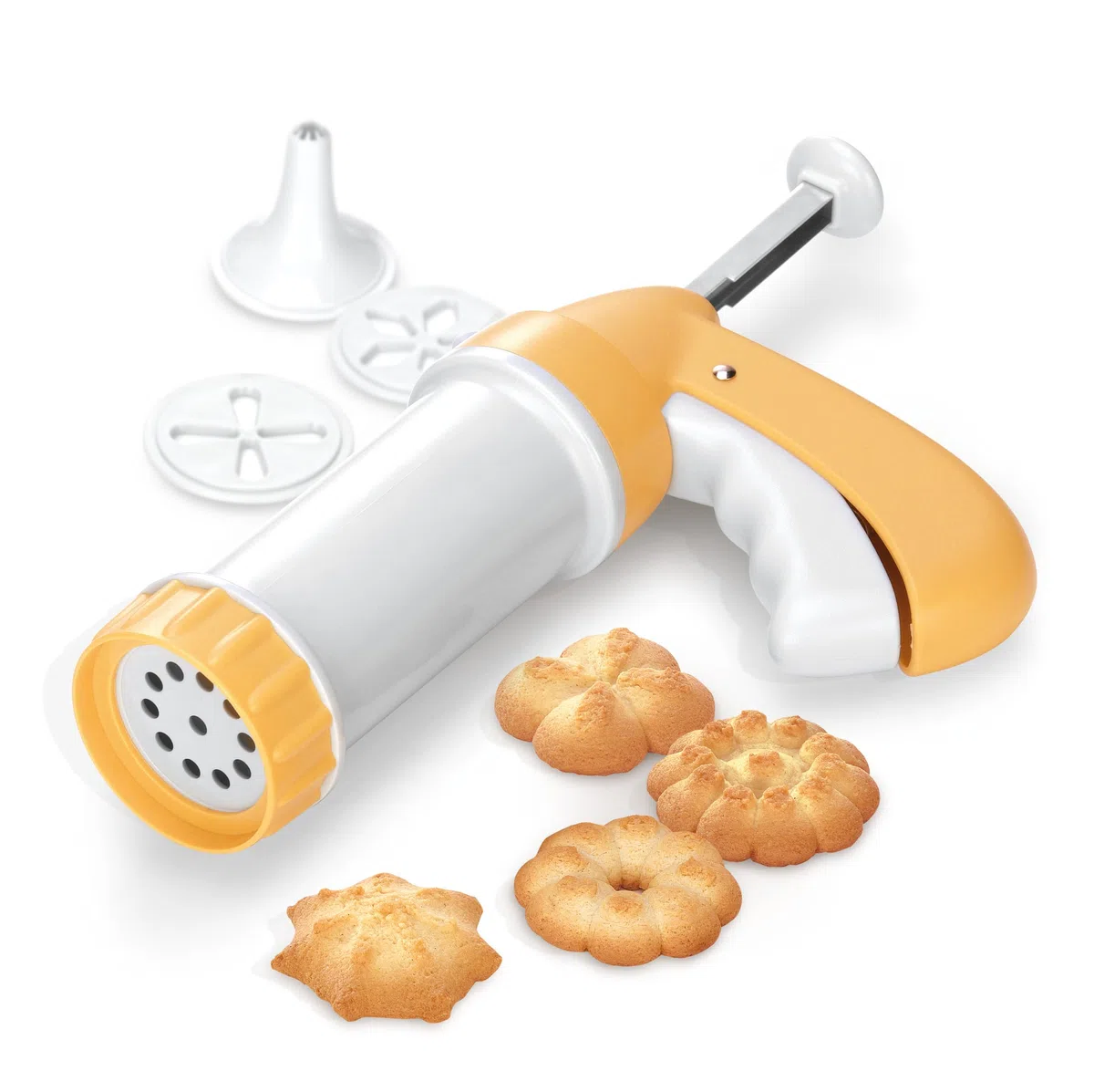 Tescoma 630534 Delicia Pistola Sparabiscotti/Siringa per Dolci, unica