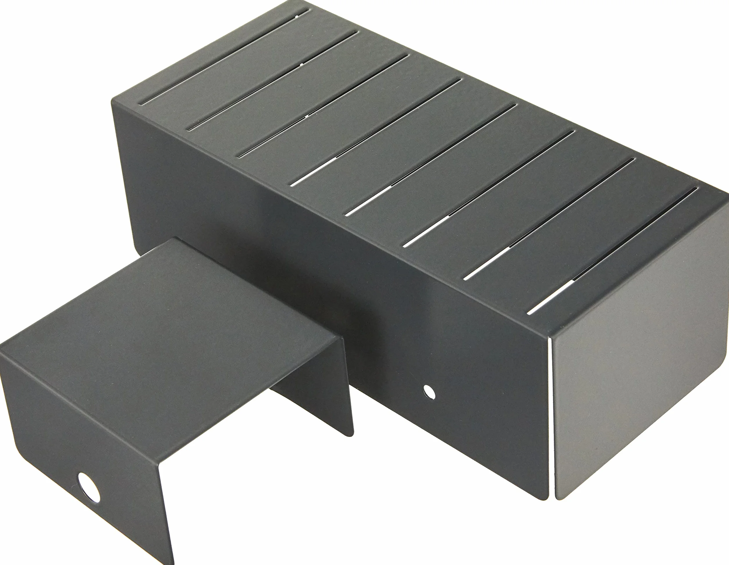 Arregui Top CRA24-B Portaoggetti in Metallo | Organizer 3 Scomparti Multiuso | Accesorio per Pattumiere per Raccolta Differenziata Top e Ecoclas Plus