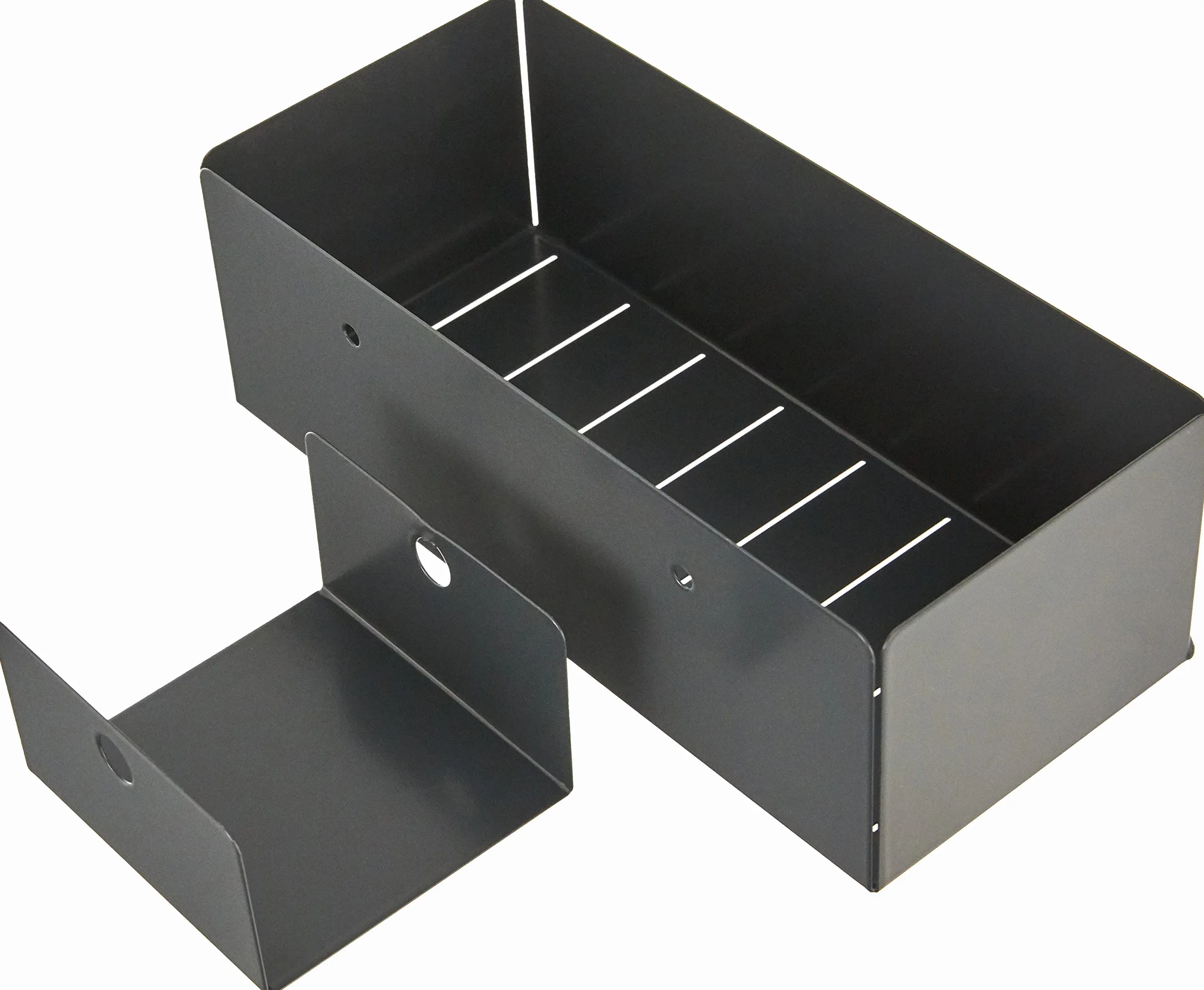 Arregui Top CRA24-B Portaoggetti in Metallo | Organizer 3 Scomparti Multiuso | Accesorio per Pattumiere per Raccolta Differenziata Top e Ecoclas Plus