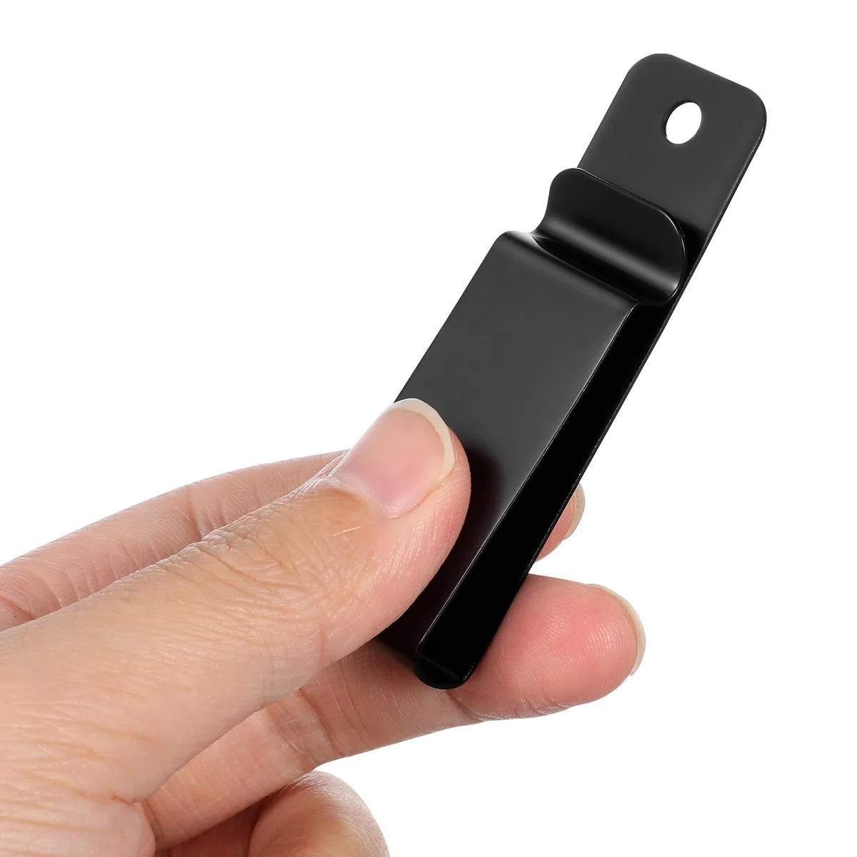 10 clip da cintura in metallo per sostituzione della clip per cintura, gancio per a, per a, per portachiavi, in metallo