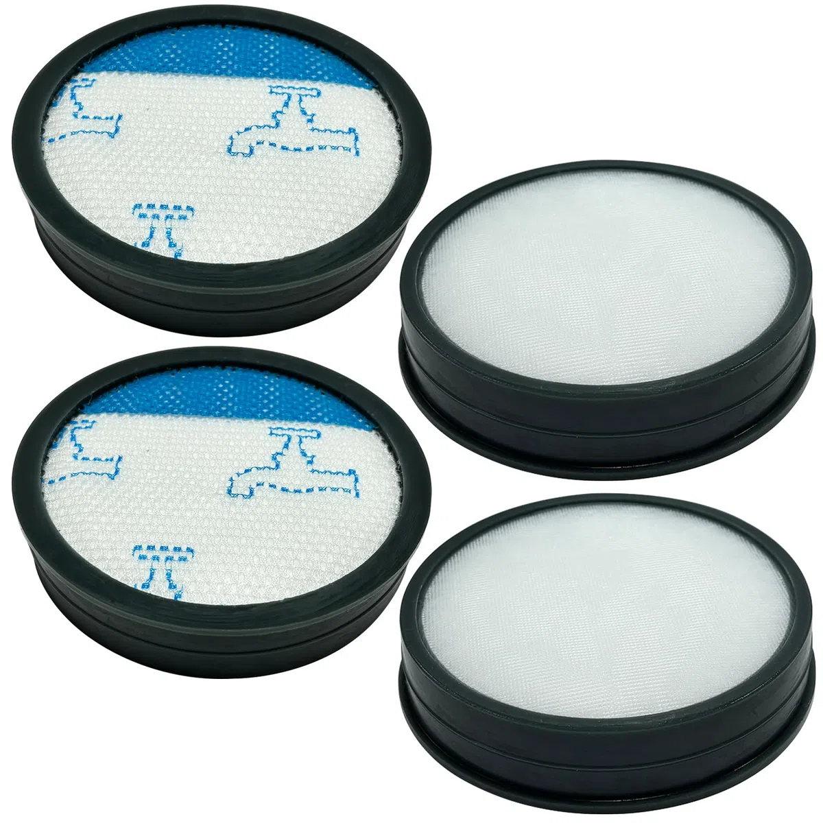 4 Pack di filtri Compatibile con Rowenta Powerline Extreme Cyclonic RH8133 RH8147 RH8155 RH8165